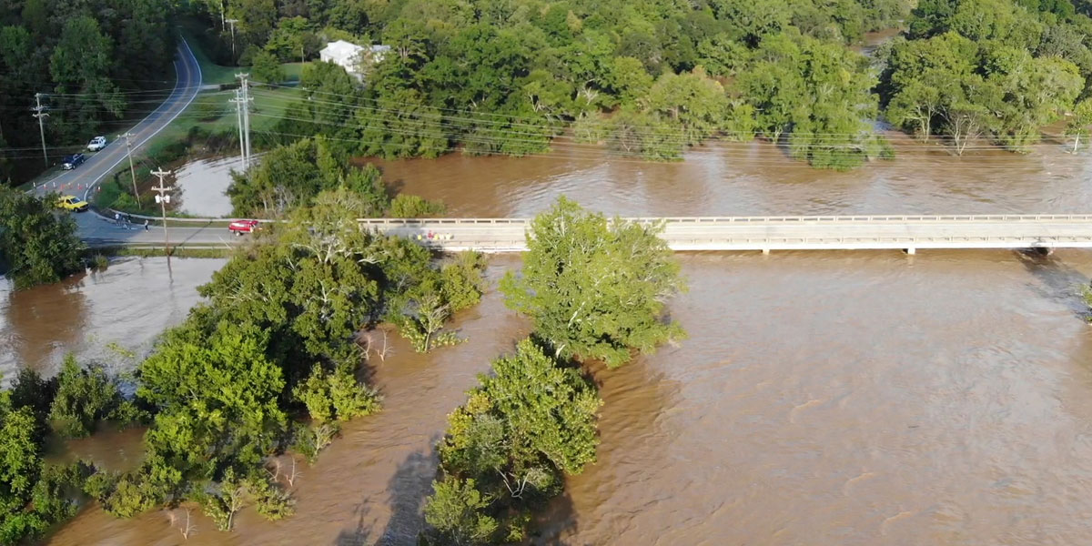Drone video Destruction at Deep River Sandhills Sentinel