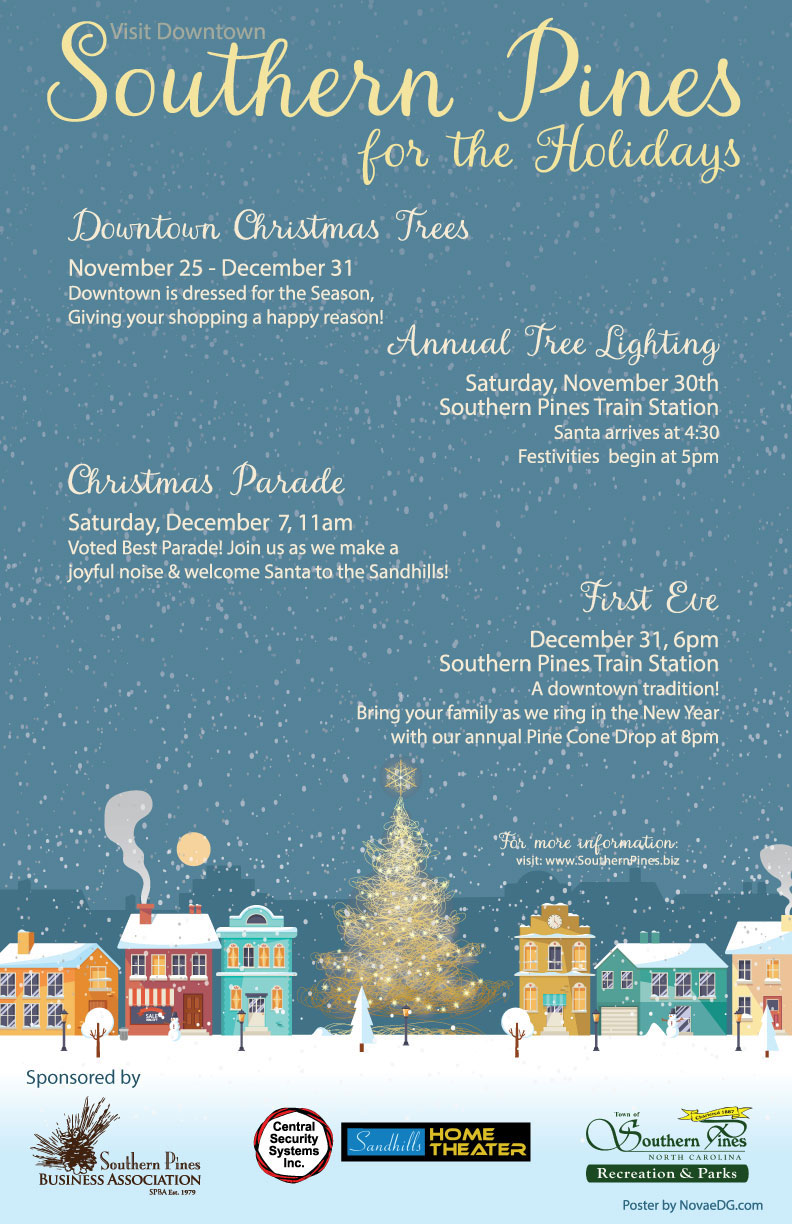 Southern Pines Holiday Events Nov. 25 Dec. 31 Sandhills Sentinel