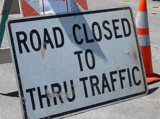 Upcoming road closure for U.S. Open