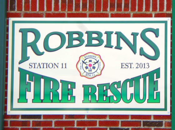Robbins Fire and Rescue hydrant testing