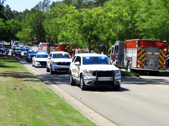 First responders thank you tribute Moore Regional
