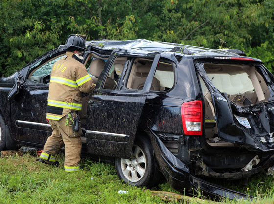Driver escapes injury accident