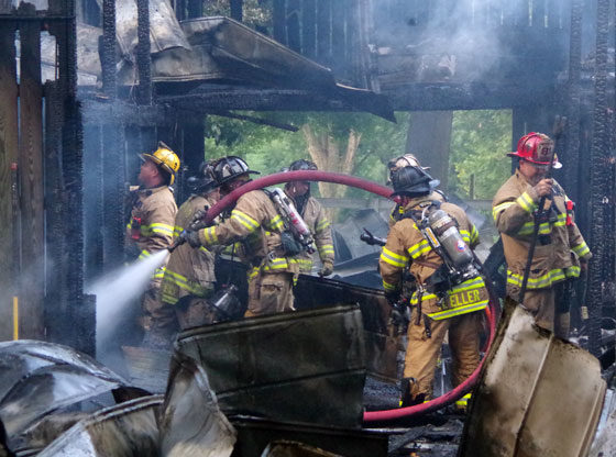 Barn destroyed by fire in Southern Pines