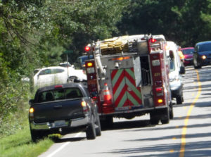 Man airlifted after motorcycle wreck in Cameron