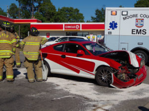 Southern Pines crash sends one to hospital
