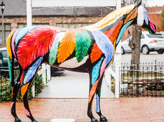 Come see the Painted Ponies roam the streets