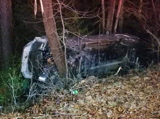Woman survives Christmas Eve crash