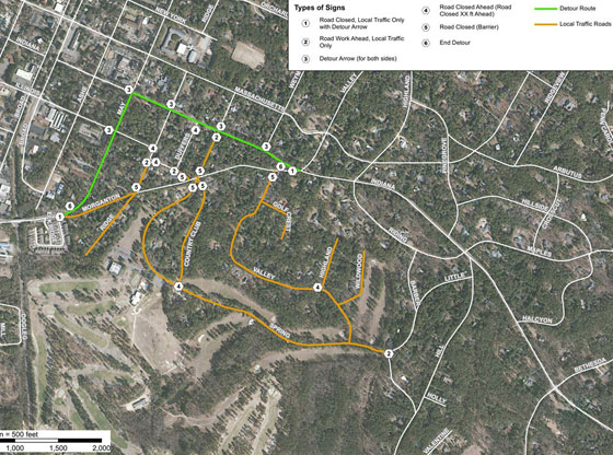 Six month project to close portion of East Morganton Road