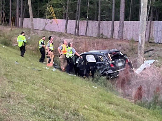 Two injured in single-vehicle accident near Taylortown