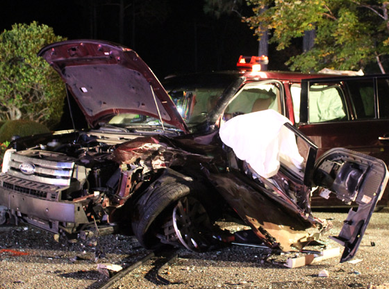 One critical, 3 others injured in head-on accident
