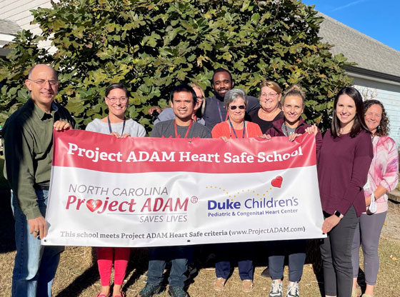 The Academy of Moore County becomes a Heart Safe school