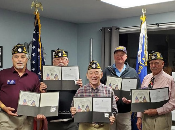 American Legion Post 350 awards scholarship membership