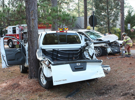 One injured in Southern Pines accident