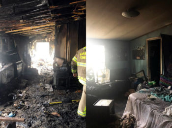 After fire, fire department shows how closed doors can save lives