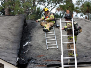 Firefighters contain blaze in multi-unit complex