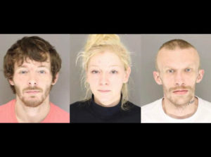 Three facing drug charges after search