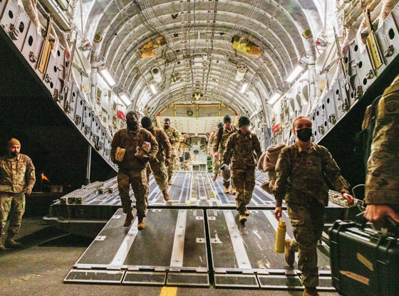 Fort Bragg troops arrive in Europe