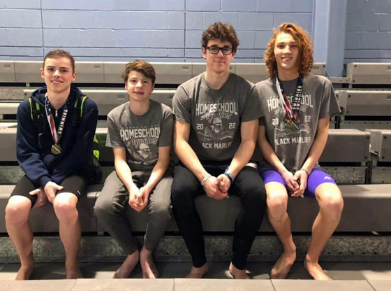 Moore County Homeschool Aquatics win state championship