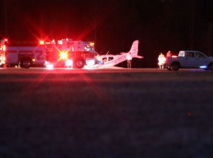 Small plane crashes upon landing at Moore County Airport