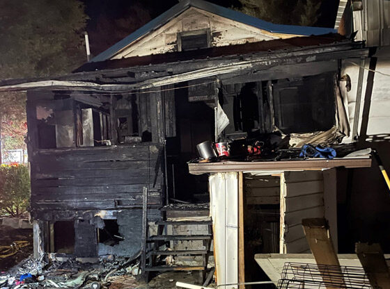 House saved from total loss after suspicious fire