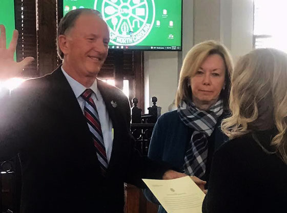 Picerno sworn in as county commissioner
