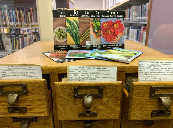 Southern Pines Public Library opens Seed Library