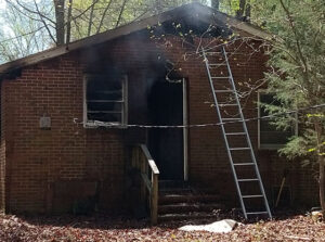 Vacant house damaged in Friday morning fire