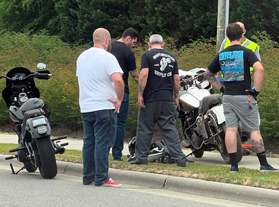 Motorcyclist airlifted Pinehurst