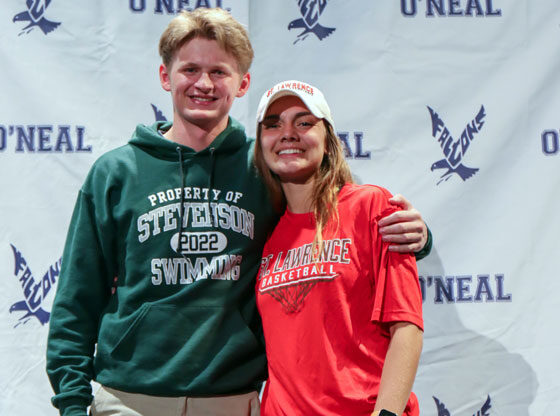 McHarney and Brown celebrate college commitments