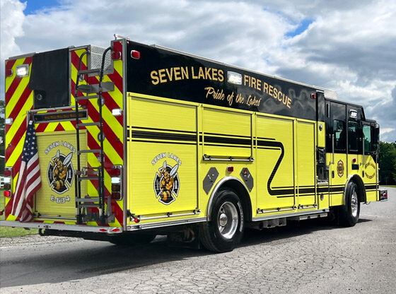 Seven Lakes Fire & Rescue receives new fire truck
