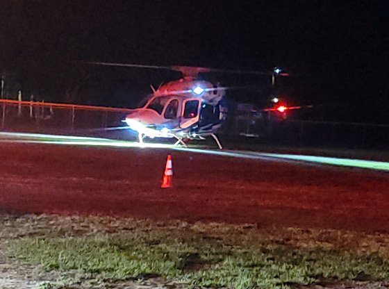 Gunshot victim airlifted in Southern Pines 2