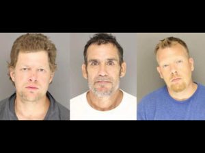 Three arrested, meth and marijuana seized