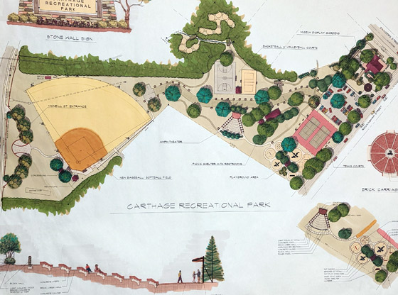 Carthage reveals the lost plans for Nancy Kiser Park