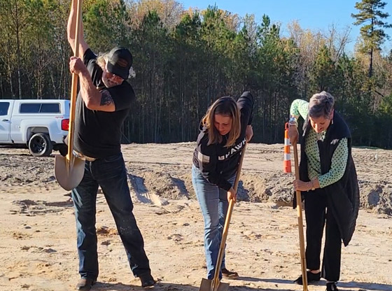 Ground breaking commences for Southern Pines whiskey distillery