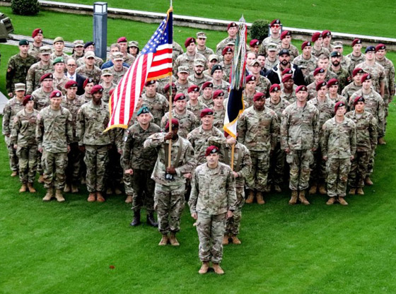 XVIII Airborne Corps headquarters returns from Europe