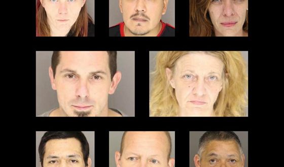 Eight arrested in drug case