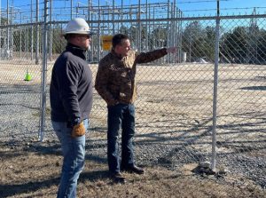 Hudson surveys Moore County power station