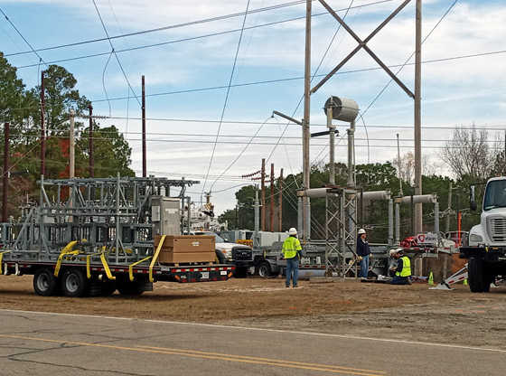  substations after power grid attack