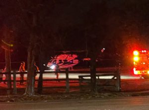 Pedestrian airlifted after being struck by vehicle