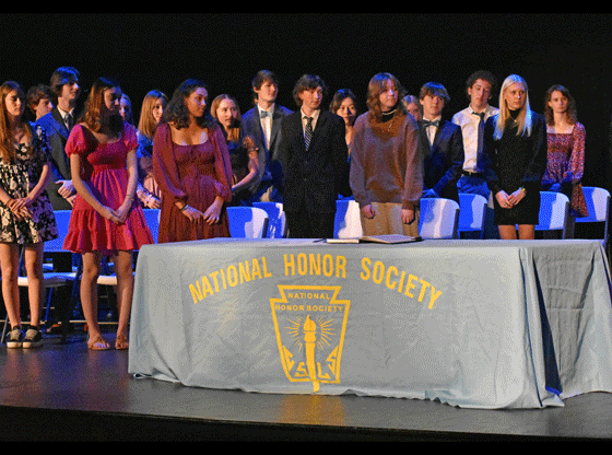 O’Neal holds National Honor Society inductions