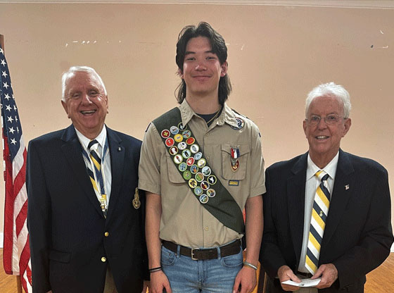 Local Eagle Scout honored