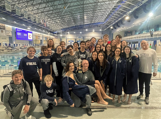 O’Neal girls varsity swimming wins championship