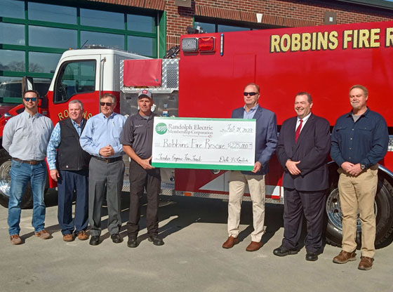 Robbins Fire & Rescue receives new truck through grant program