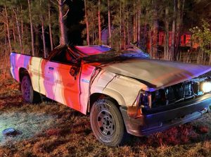 Man airlifted after car crash