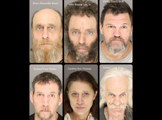 Six arrested after deputies execute search warrant