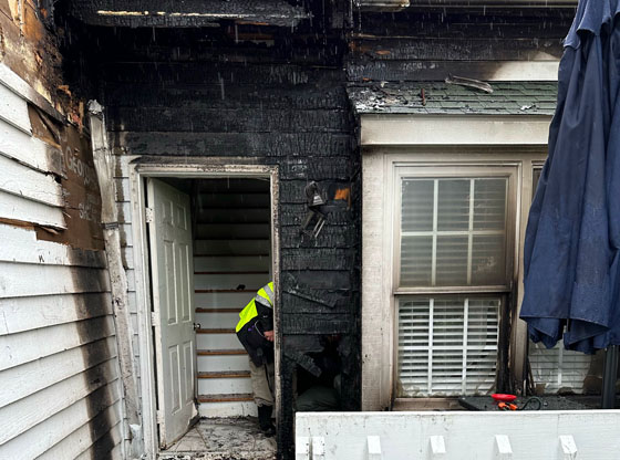 Firefighters save townhouses