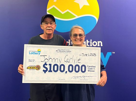 $100K lottery prize means Carthage man can replace old truck