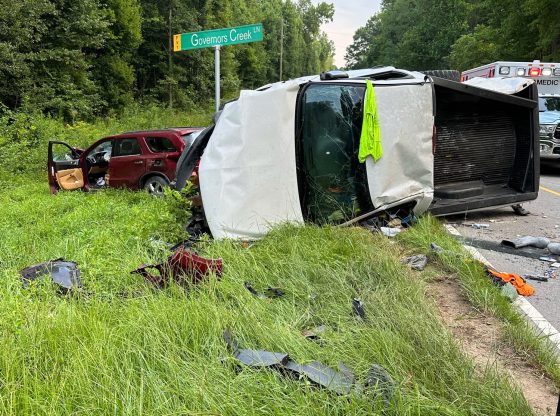 Driver airlifted after two-vehicle crash in Cameron