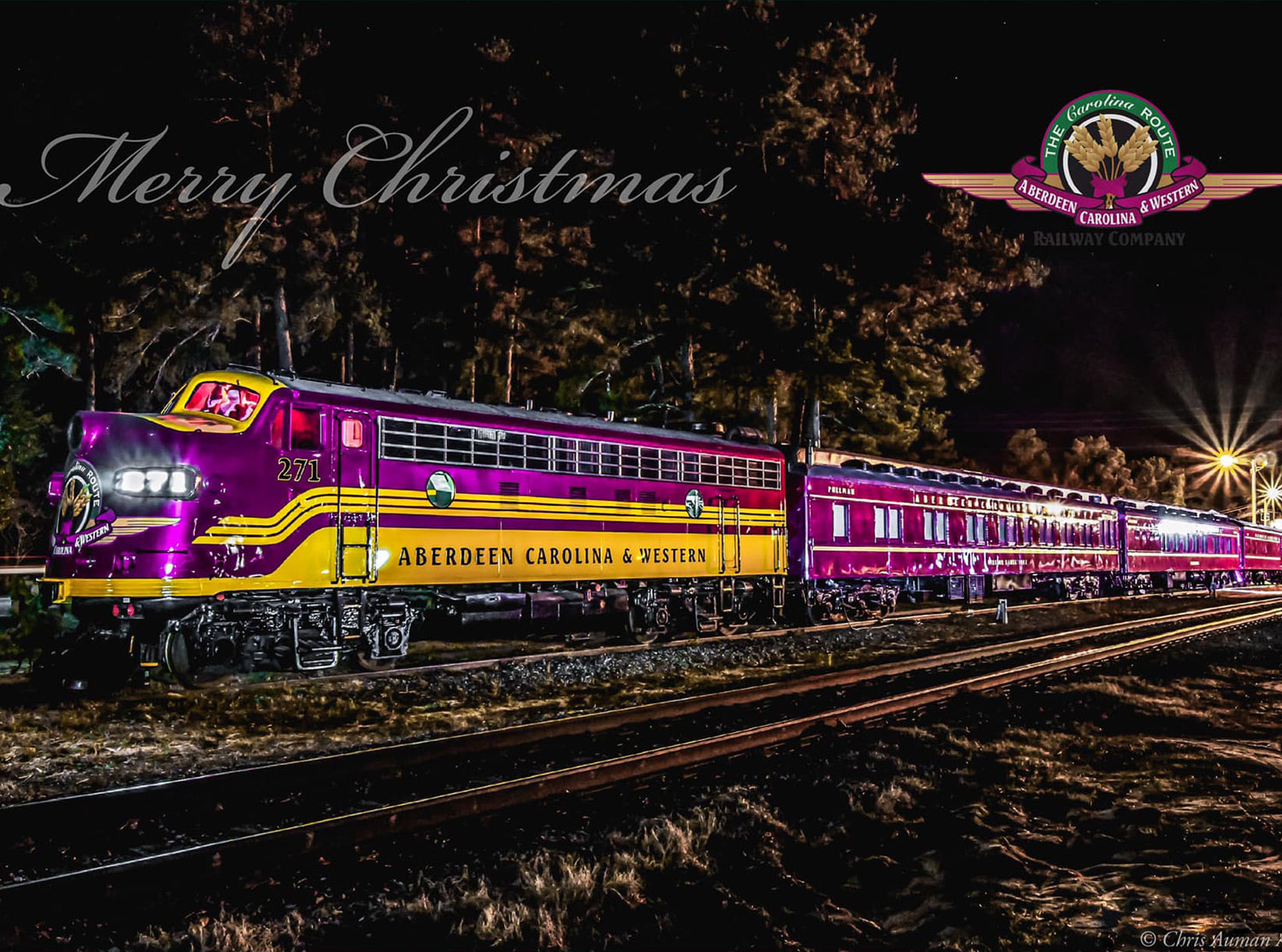 Christmas Train CP Sandhills Sentinel