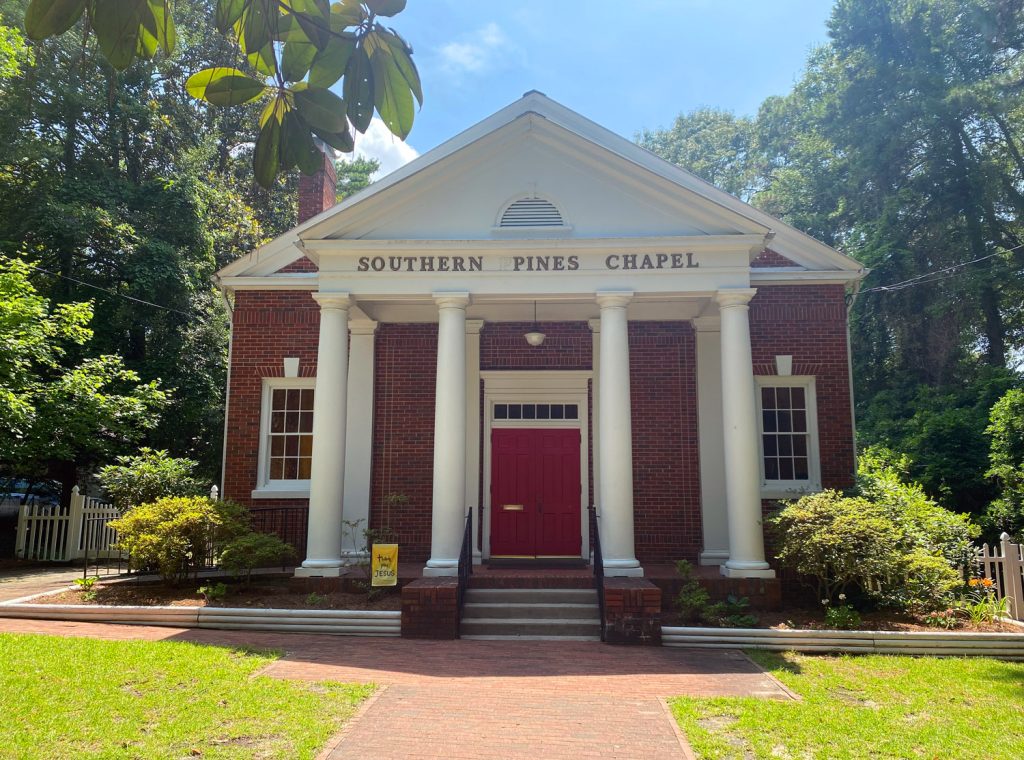 Historic Southern Pines Chapel now Church of the Advent Sandhills